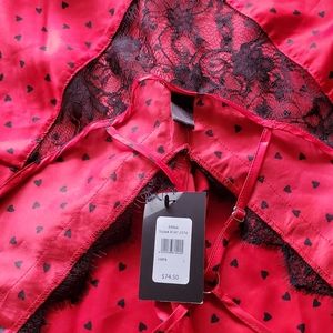 Satin and Lace Pajamas Frederick's of Hollywood L